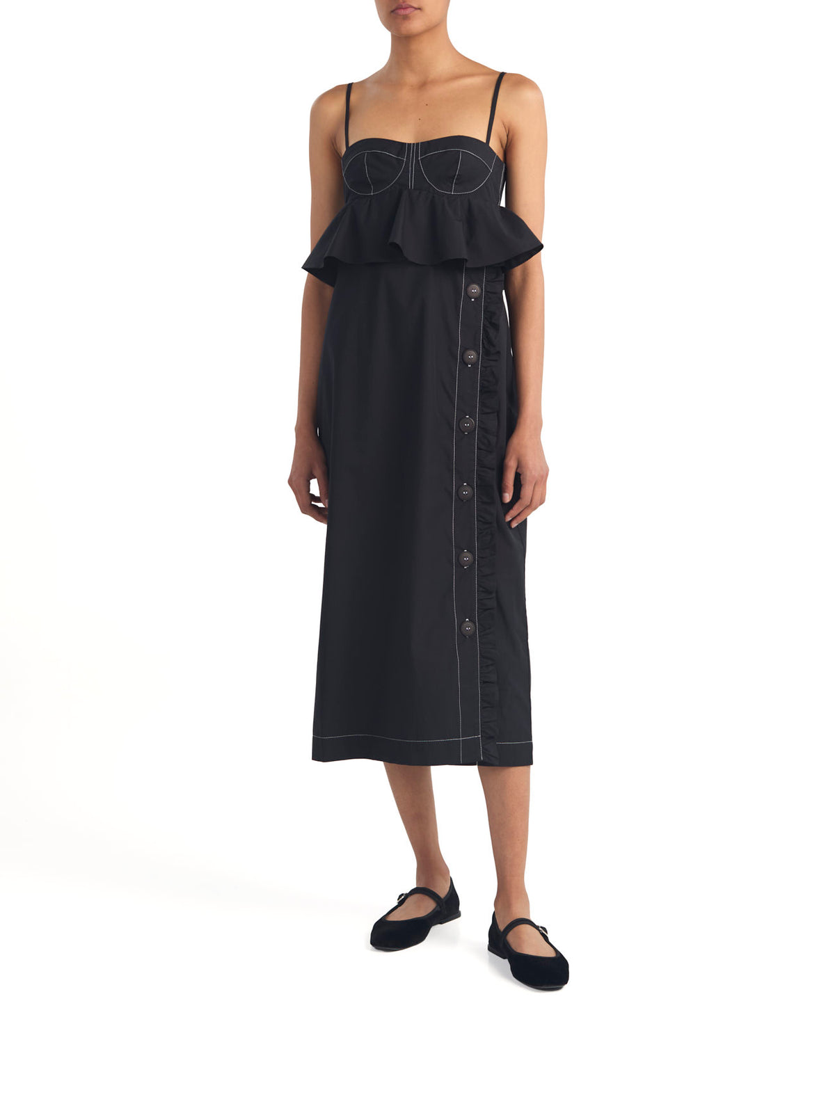 Exclusive Leymah Dress Black Cotton