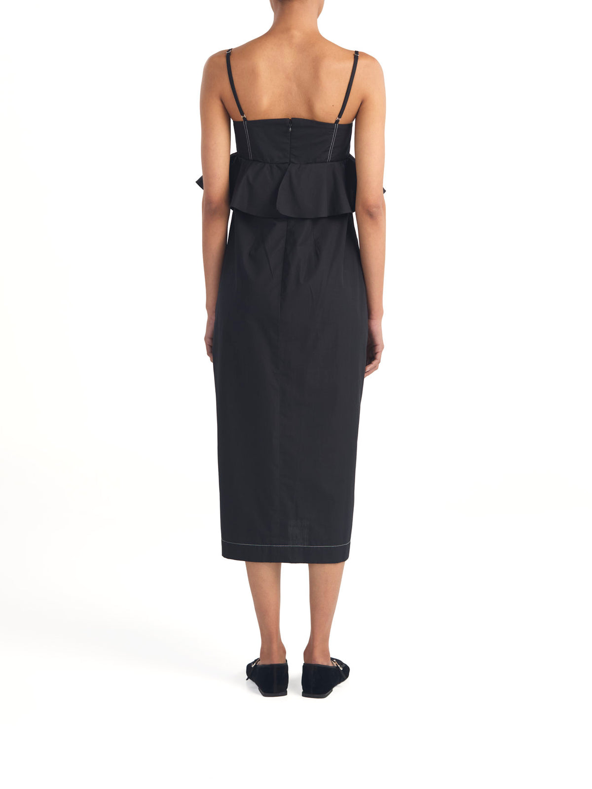 Exclusive Leymah Dress Black Cotton