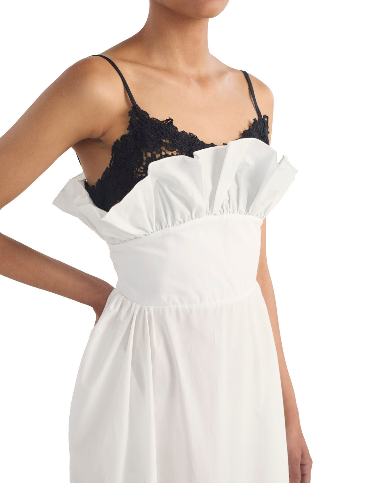 Exclusive Elisabeth Dress White Cotton