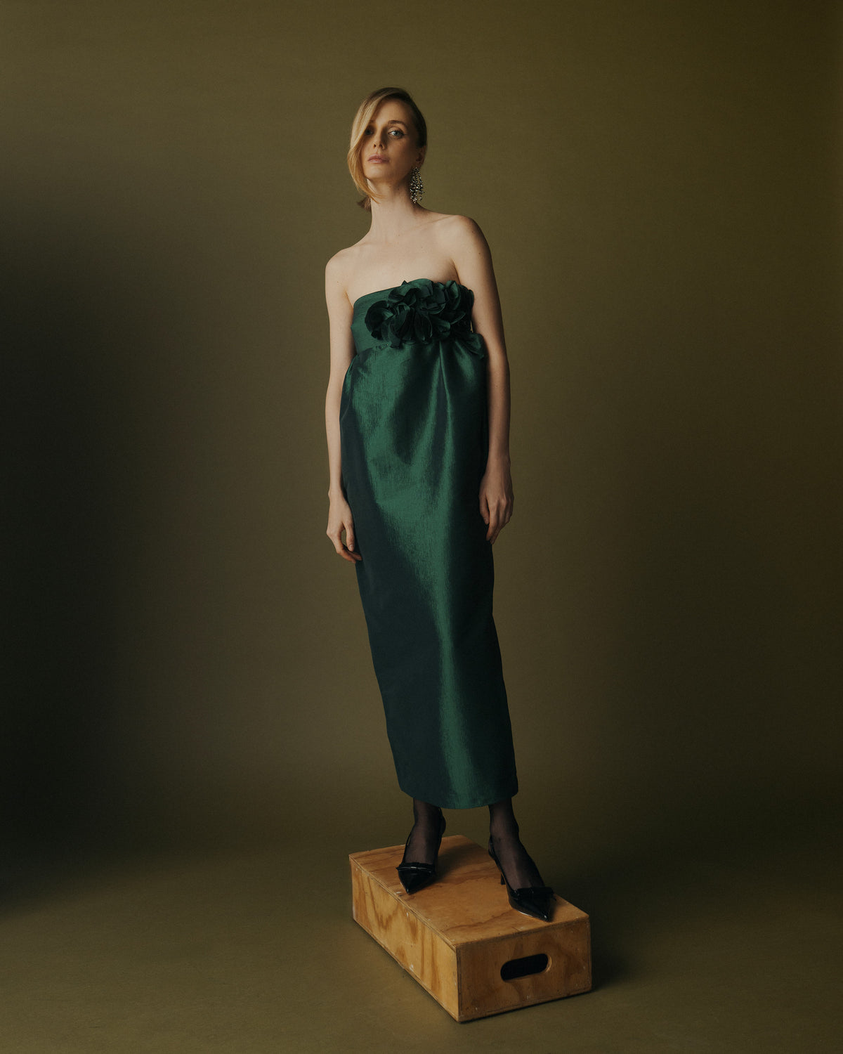 kika vargas green dress Color:As Pictured (pink) Long Sleeve Swimdress for 36x32 65% Polyester // 30%