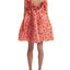 Joan Dress Orange Daisy Taffeta