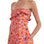 Judy Dress Orange Daisy Taffeta