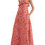 Judy Dress Orange Daisy Taffeta