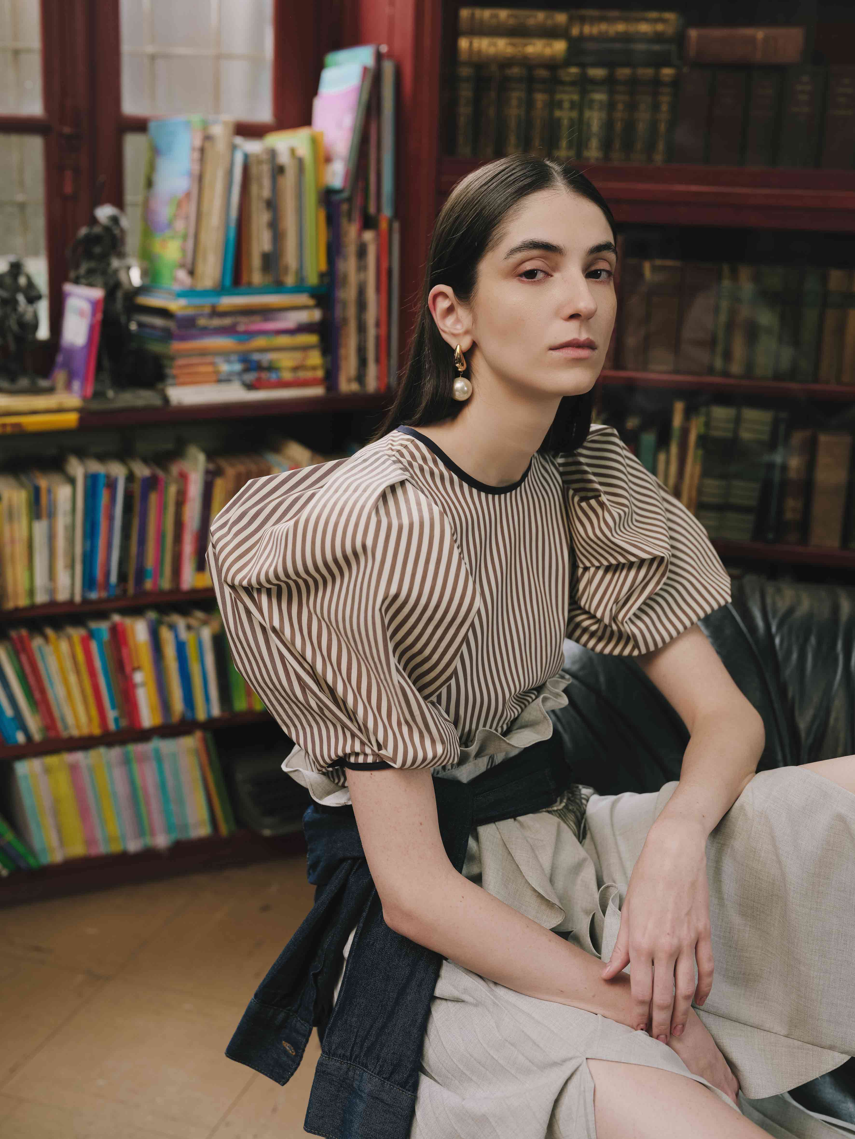 ジャケット・アウター Kika Vargas Louise ruffled blouse xs Kika Vargas | Official Online Store