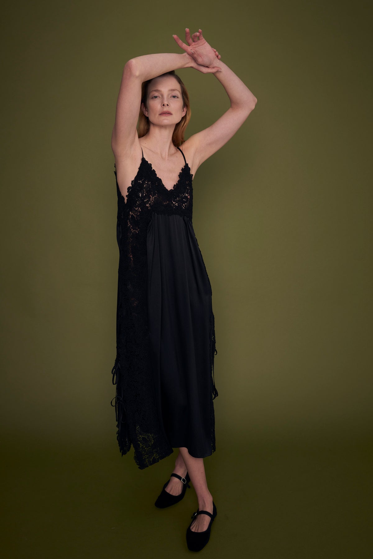 Somaly Dress Black Silk