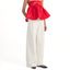 Exclusive Ale Top Red Taffeta