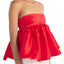 Exclusive Ale Top Red Taffeta