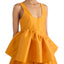 Valeria Dress Orange Taffeta