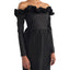 Enya Dress Black Taffeta