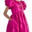 Leana Dress Fuchsia Taffeta