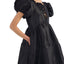 Leana Dress Black Taffeta