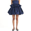 Serena Dress Navy Taffeta