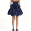 Serena Dress Navy Taffeta