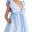 Caroline Dress Baby Blue Taffeta