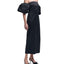 Exclusive Erminia Dress Black Taffeta