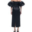 Exclusive Erminia Dress Black Taffeta