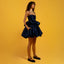 Serena Dress Navy Taffeta