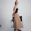 Nelida Dresss Camel Light Wool
