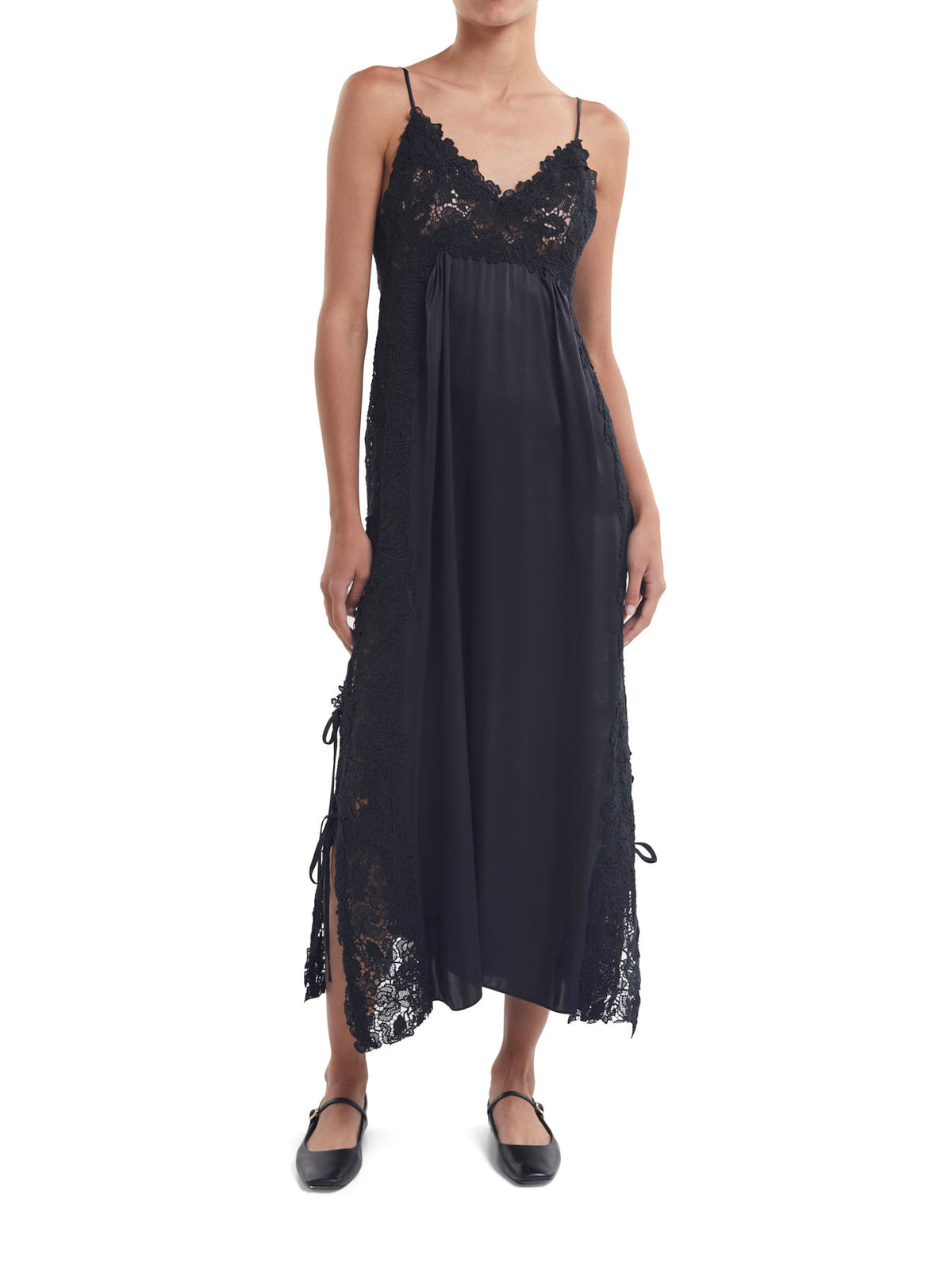 Somaly Dress Black Silk