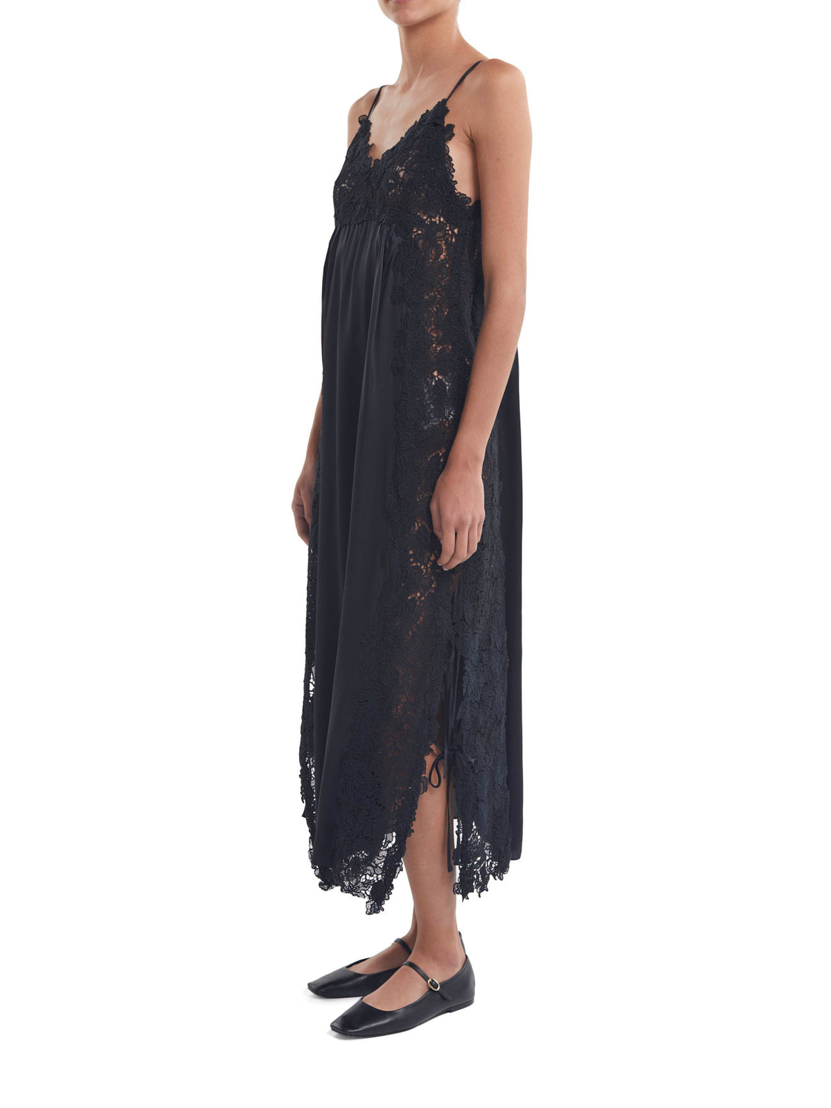 Somaly Dress Black Silk